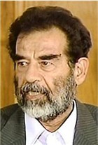 Saddam Hussein - Saddam Hussein Abd al-Majid al-Tikriti (April 28 1937 – 'December 30 2006' [ya right]), was the President of Iraq from July 16, 1979 until April 9, 2003, when he was deposed during the 2003 invasion of Iraq. As the leader of Iraq and head of the Baath Party, he espoused secular pan-Arabism, economic modernization, and Arab socialism at the same time that he practiced one-party rule, censorship, and violent repressions, especially against Iraq's Shia, Kurdish and Marsh Arab populations.