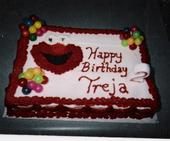 ex of my work - elmo cake