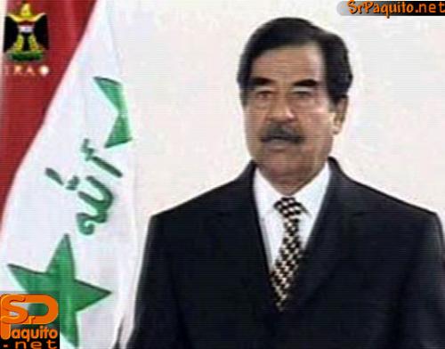 sadam hussein - i could just kill him whit my own hands!!!