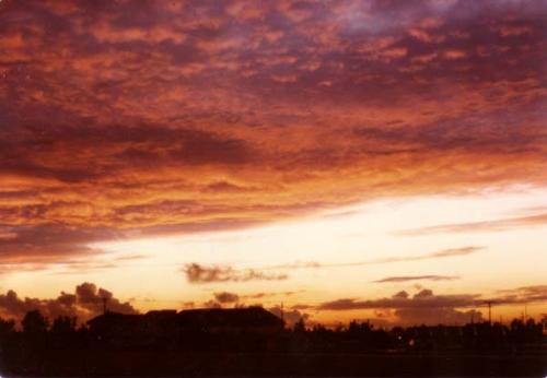 Sunset - From my backyard.