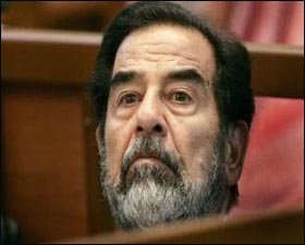 saddam - Saddam's pic minutes before death