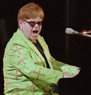 elton john - in the concert in 2002 in milano