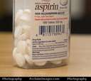 Aspirin - A bottle of aspirin
