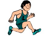 A man running with a Lplate Animation - A man running with a Lplate Animation