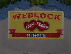 Wed luck - A wed luck banner on my wedding :)