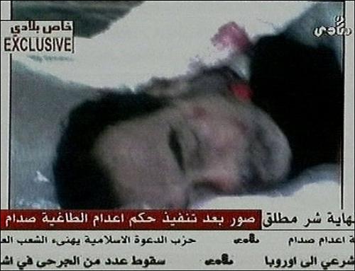 Saddam Hussein dead - This is the file photo released After Saddam hussein was hanged