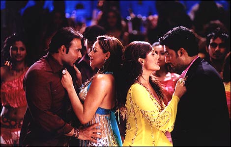 dhoom - dhoom - the film  full of bikes,action and dance number music