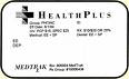 health insurance card - picture of a health insurance card.