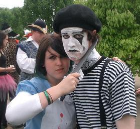 Me and Jeff - For our dress up day at school before graduating