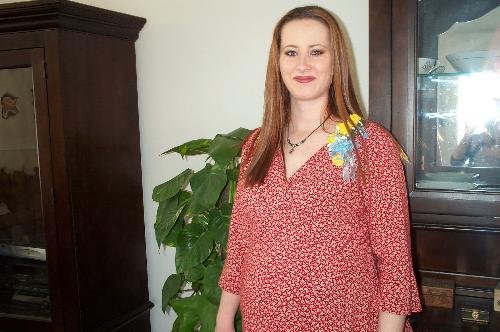 Me at my son's baby shower - Here is me preggo!