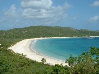 Puerto Rico - Beautiful Flamenco Beach at Culebra Island Puerto Rico