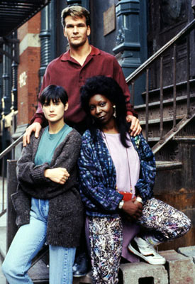Ghost - Cast of the movie Ghost with Demi Moore, Patrick Swayze and Whoopi Goldberg