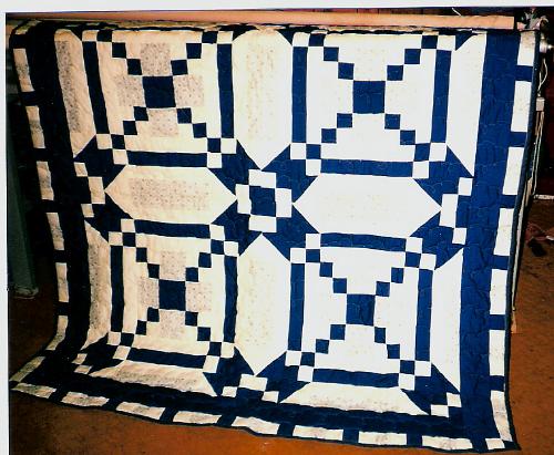Quilt - A quilt i made for my nephew. It was a contest I had with my in-laws and i think i was the only one that finish it.