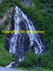 Waterfall in Valdez, Alaska - Waterfall in Valdez, Alaska.