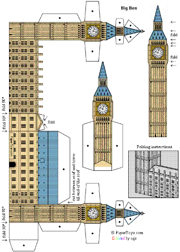 Big Ben paper Cutout - Big Ben paper cutout Big Ben paper Cutout - Big Ben paper cutout