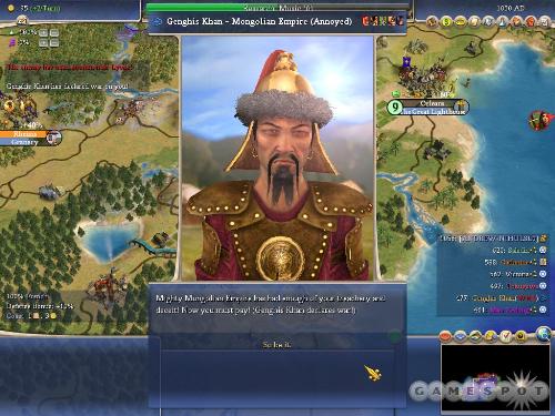 Civilization IV - Civilization IV http://www.gamespot.com/pc/strategy/civilizationiv/index.html If you have even a passing interest in strategy games, world history, or getting less sleep at night, you owe it to yourself to give Civilization IV a try.