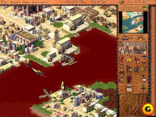 Cleopatra - Cleopatra http://www.gamespot.com/pc/strategy/cleopatra/index.html Cleopatra adds more of just about everything, and makes Impressions' Pharaoh a more complex and interesting game, without disrupting the fine balance of the original.