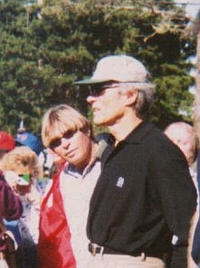 John Denver at the 97 AT&T Pro-Am - I took this picture of John Denver and his golf partner Clint Eastwood on January 29, 1997 at the Celebrity AT$T Pro-Am in Pebble Beach. Joe Pesci and Huey Lewis won the tournament.
