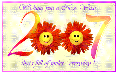 New Year 2007 - Wish You a Hppy New Year 2007