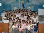 CoM in laguna - we were supposed to be in antipolo for our annual pilgrimage but we re-routed to laguna due to bus contracts error..CoM or children of MAry is my second family..it is a church association.