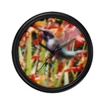 Wall Clock - Hummingbird wall clock exclusively at my store, Art by Cathie http://www.cafepress.com/artbycathie