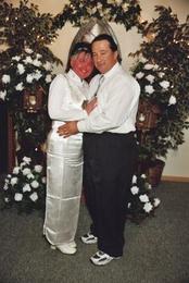 Hitched @ The Hitching Post Wedding Chapel - Hi There I got hitched at the Hitching Post Wedding Chapel in Big Bear California on October 9th 2004. I met my adorable hubby on Yahoo. WooHoo!
