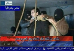 is it right? - Former iraqi dictactor saddam hussein
was executed saturday morning for crimes against his people. is it right? - Former iraqi dictactor saddam hussein
was executed saturday morning for crimes against his people.