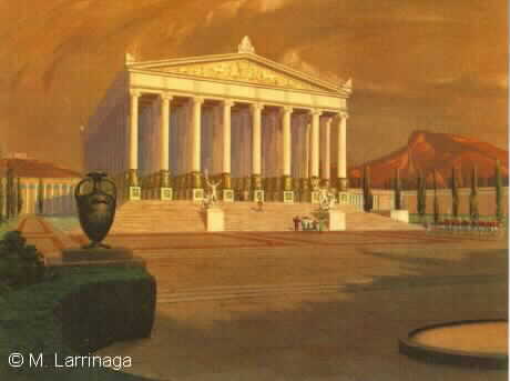 the seven wonders of the ancient world - the temple of artemis at epheseus