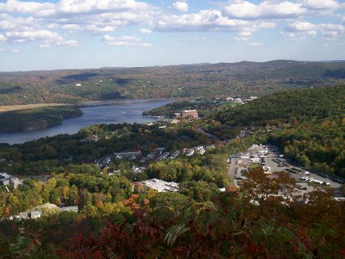 West Point - A view of West Point (United States Military Academy) from a hilltop above. Taken 10/06