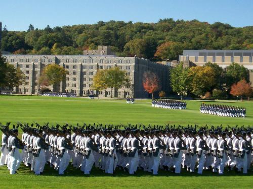 West Point Cadets Marching in Review - The title says it all. Taken 10/06