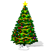 christmas tree - a christmas tree