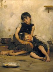 Orphans by Thomas Kennington - Orphans by Thomas Kennington