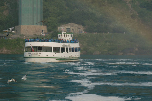 Maid in the Mist - This is a shot of the famous Maid in the Mist from our honeymoon in Niagra Falls in June 2006.