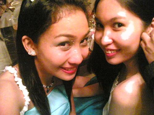 Karen and me @ Halloween party - fairies of the night