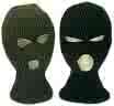 face masks - usually used by those that wish to ward off the cold air. However the bad part of society is using them to commit crimes and behave badly.