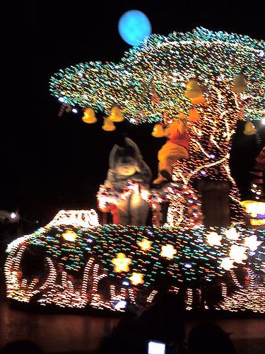 pooh parade - This was taken during the disney parade..
