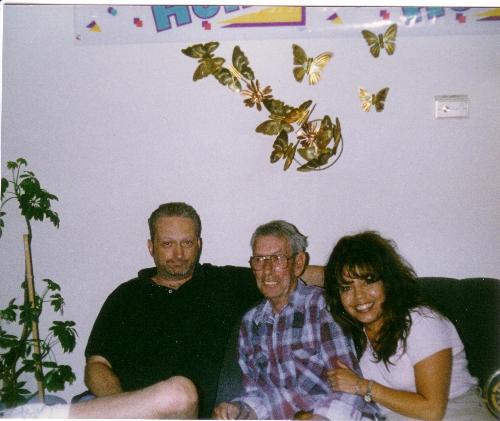 My husband, my father in law (RIP), and myself - family
