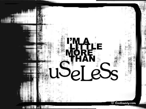 resolution-useless - this says sumthing abt i myself