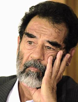 Execution of Saddam - Photo for Saddam during litigation period.