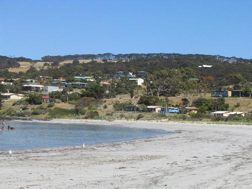 Penneshaw Beach - This is Penneshaw Beach. Penneshaw is a little town on Kangaroo Island, which is South of Adelaide, South Australia. It is one of Australia's best beaches.