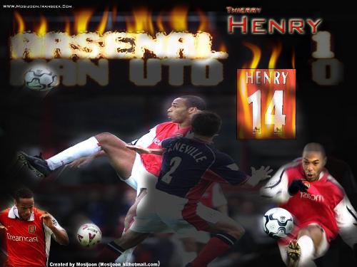 Theiry Henry - arsenal captain and top scorer