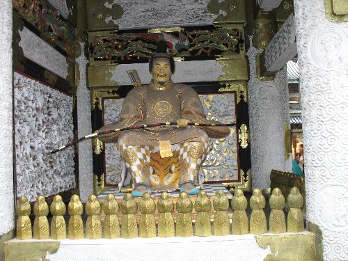 Samurai in Nikko - Samurai figure in Nikko, Japan