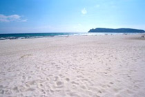 View of the Poetto - Beach Poetto...Cagliari,Sardinia,Italy
