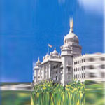 Vidhana Soudha - In Bangalore,IT City, the power is in this building. This is the place where the cabinet meets and takes decisions.