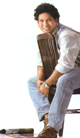 sachin in casuals - Photo of the master in casuals