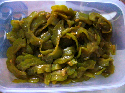 fried bittergourd - fried bittergourd