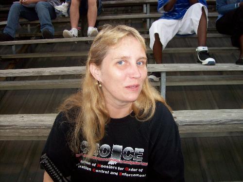 Me - I was at the High school football game with my daughter.
