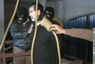 Saddam Hussein Hanging - Saddam Hussein is being hanged
