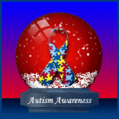 Autism Awareness - Autism Awareness Snow Globe