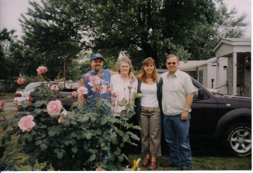 our family - my son, mywife, my daughter, and me